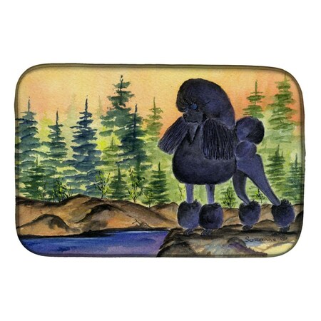Carolines Treasures Poodle Dish Drying Mat SS8196DDM